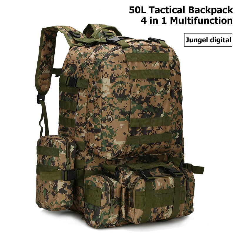 Men's 4 in 1 Tactical Style Multi-Pocket Backpack - Happy Health Star